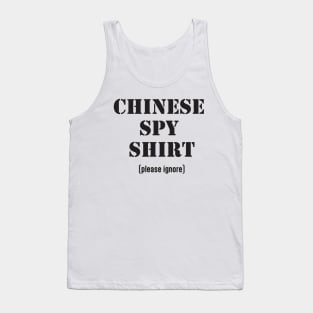 Chinese Spy Shirt Tank Top